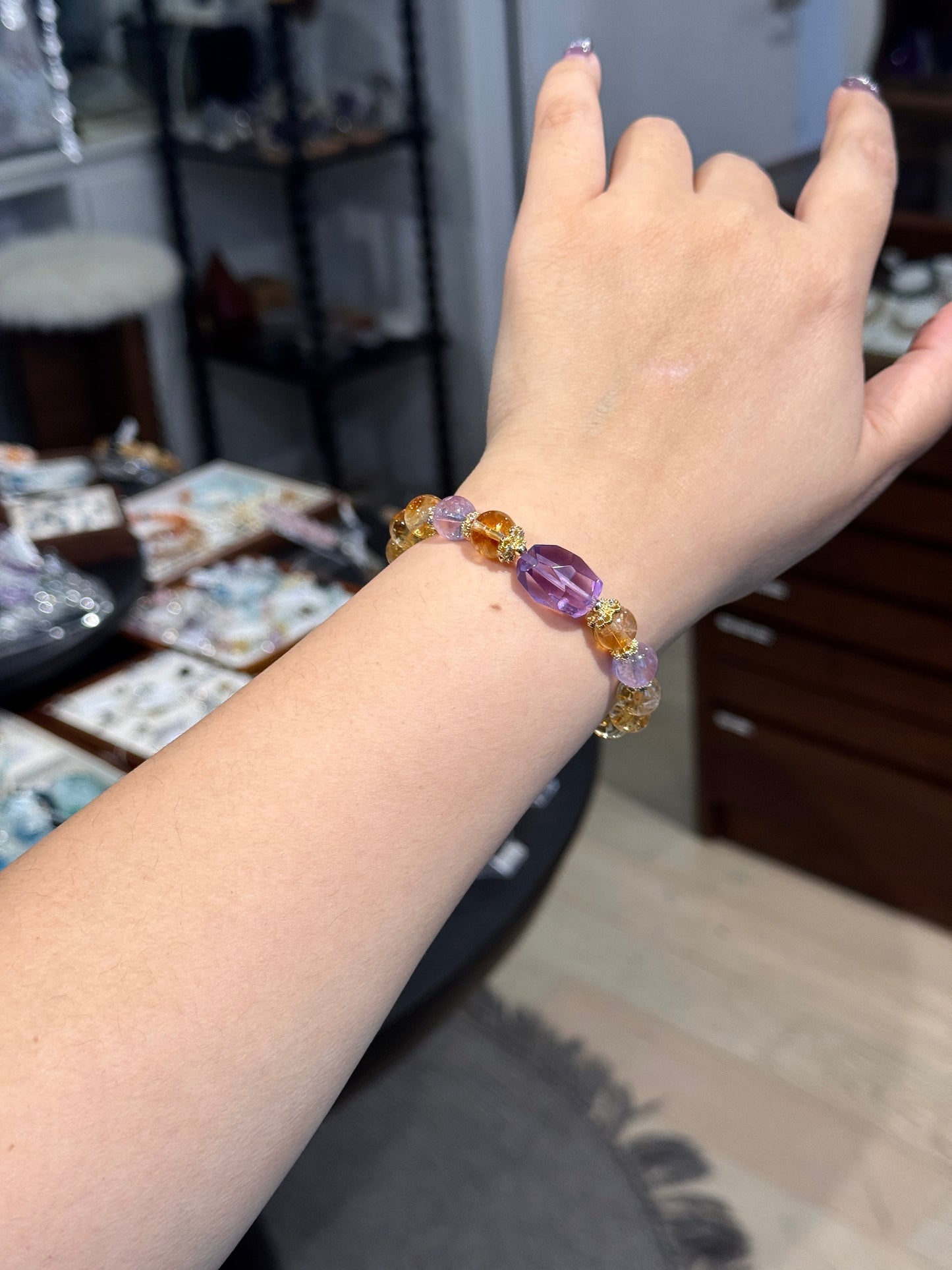 Amethyst Citrine Bracelet