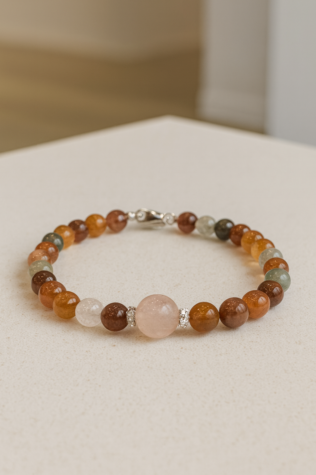 彩兔毛 Rainbow Rutilated Quartz