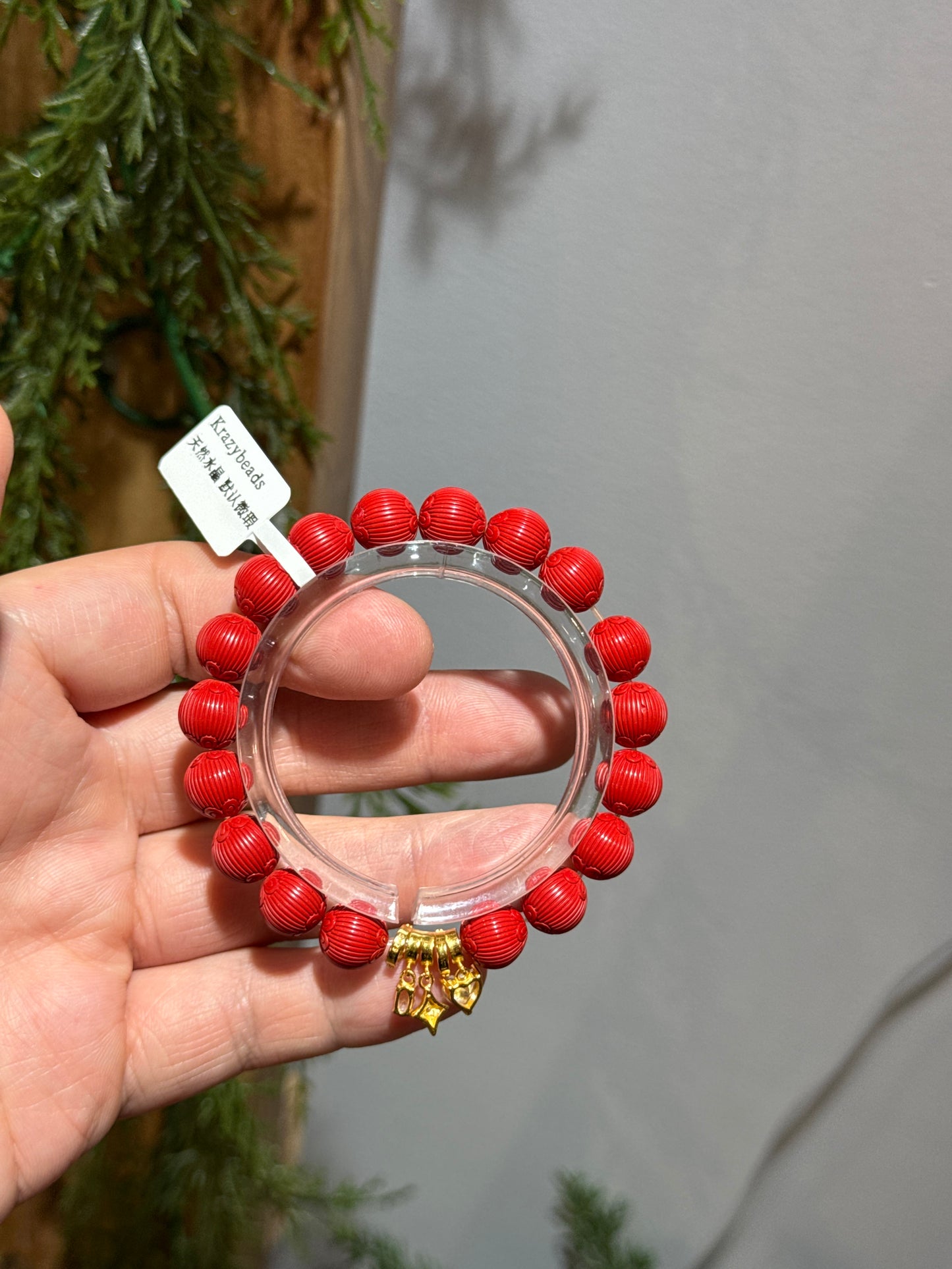 红丝绒朱砂 10mm