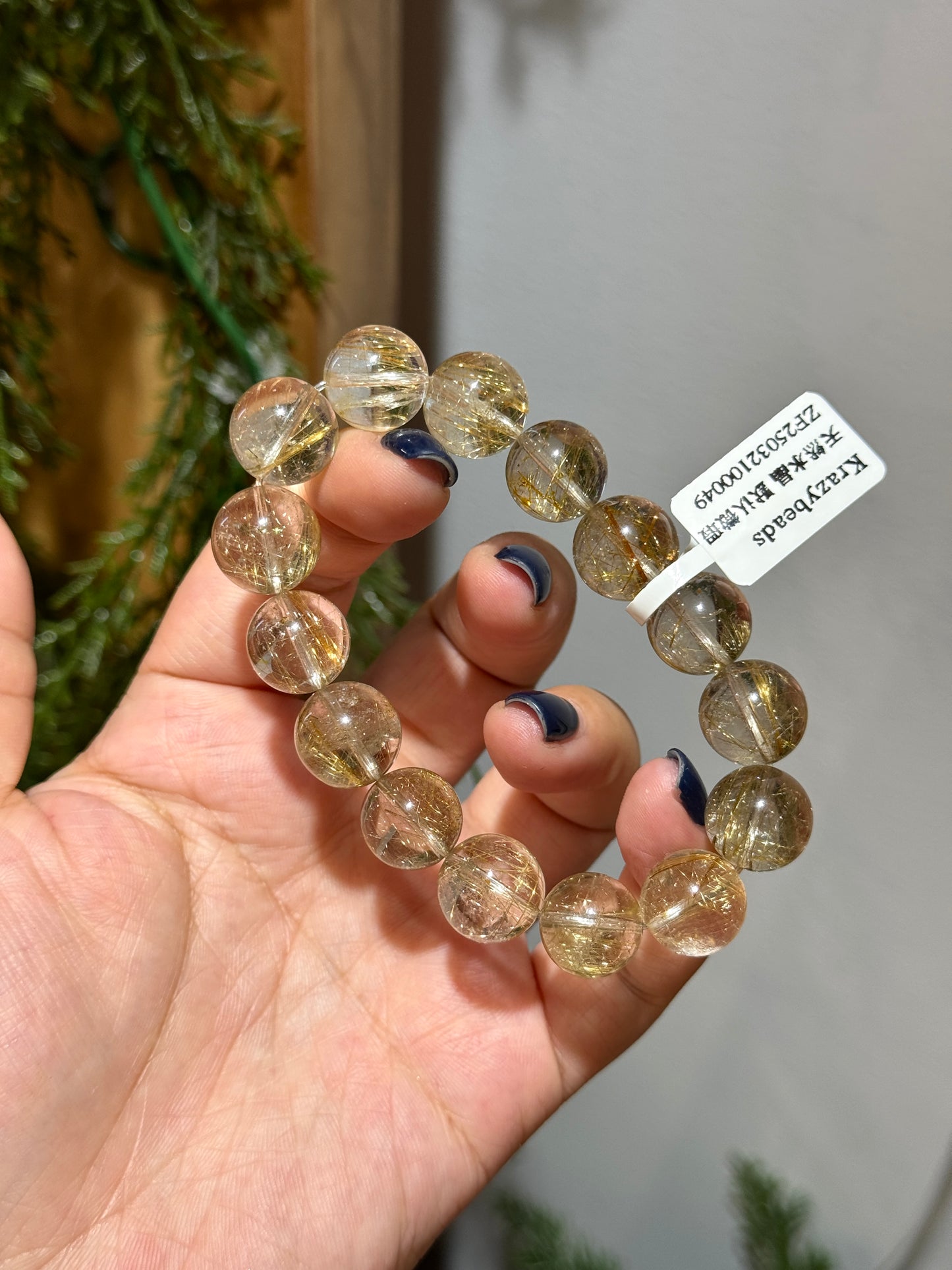 维纳斯金发晶 13mm