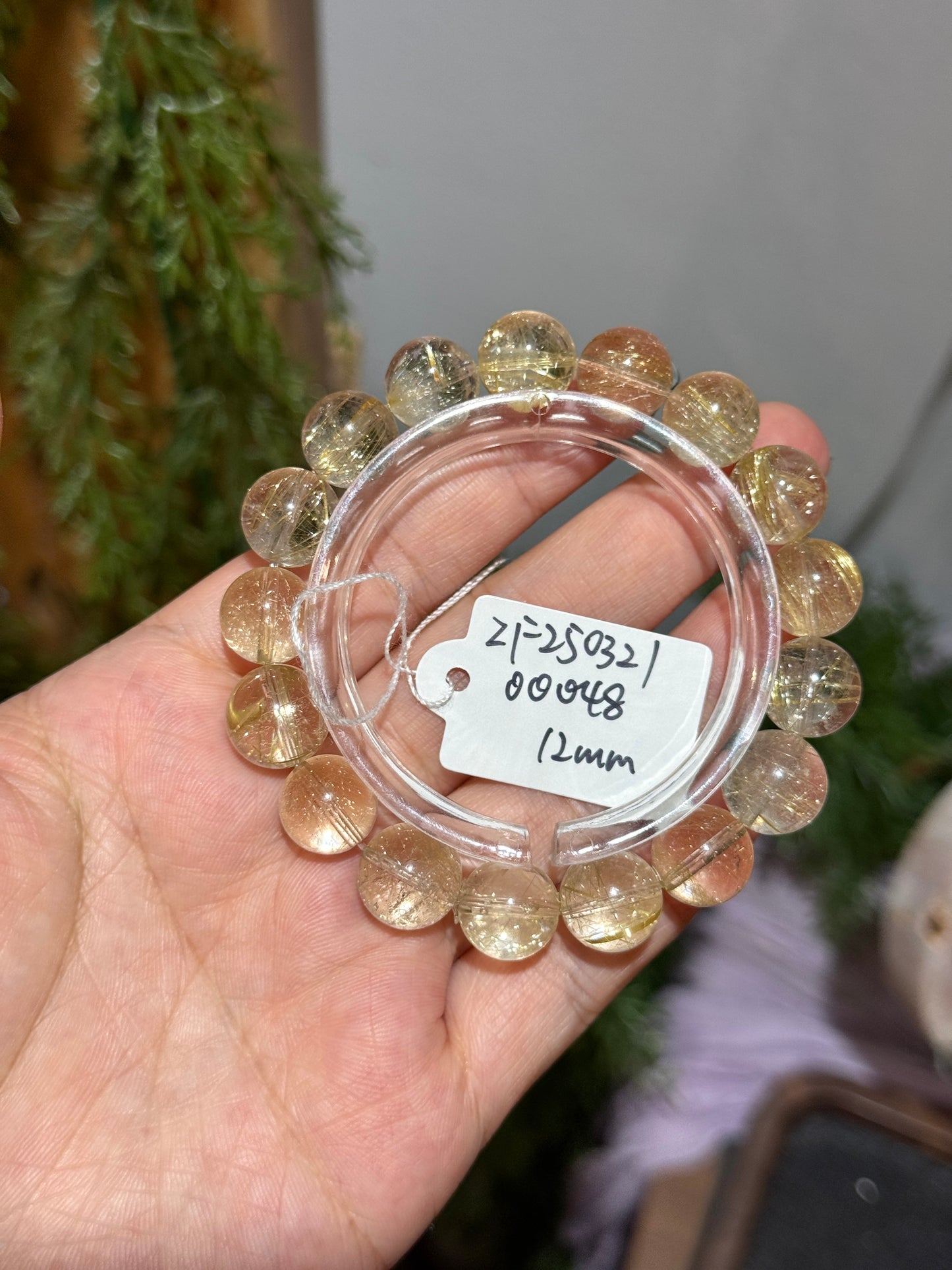 维纳斯金发晶 12mm