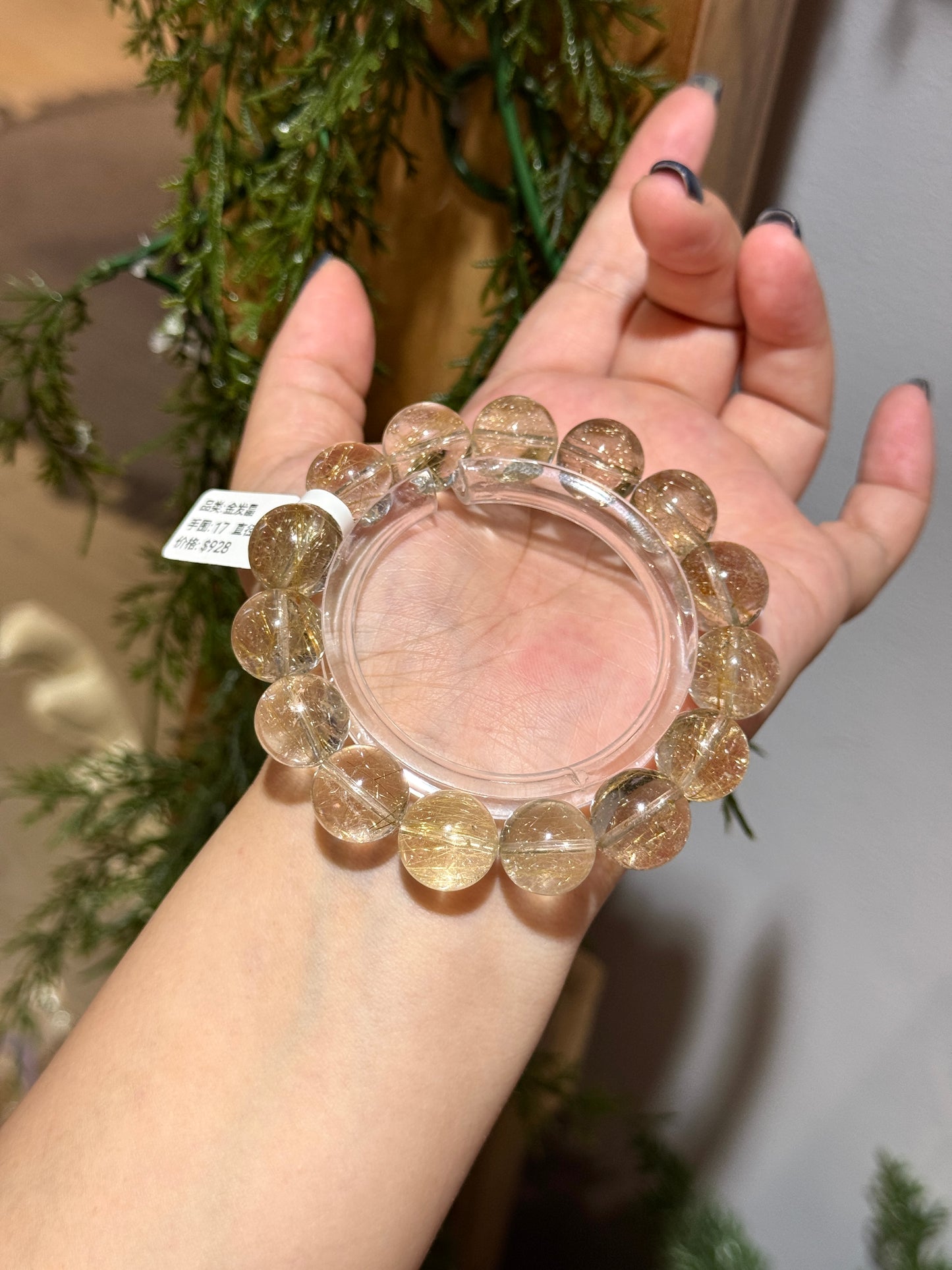 维纳斯金发晶 14mm