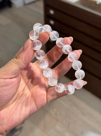 Rainbow White Phantom Bowl Crystal 