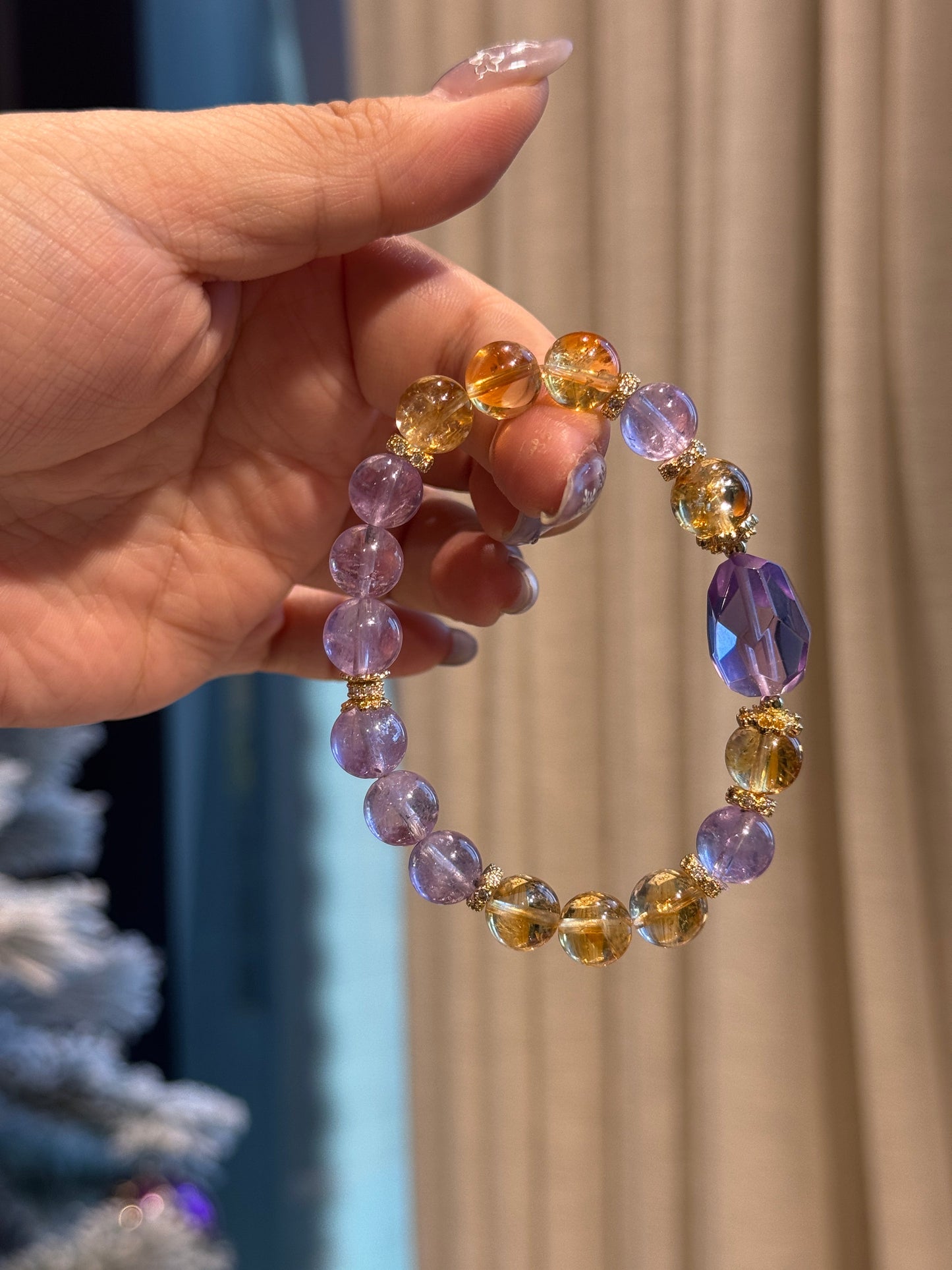 Amethyst Citrine Bracelet 