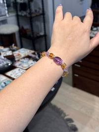 Amethyst Citrine Bracelet 