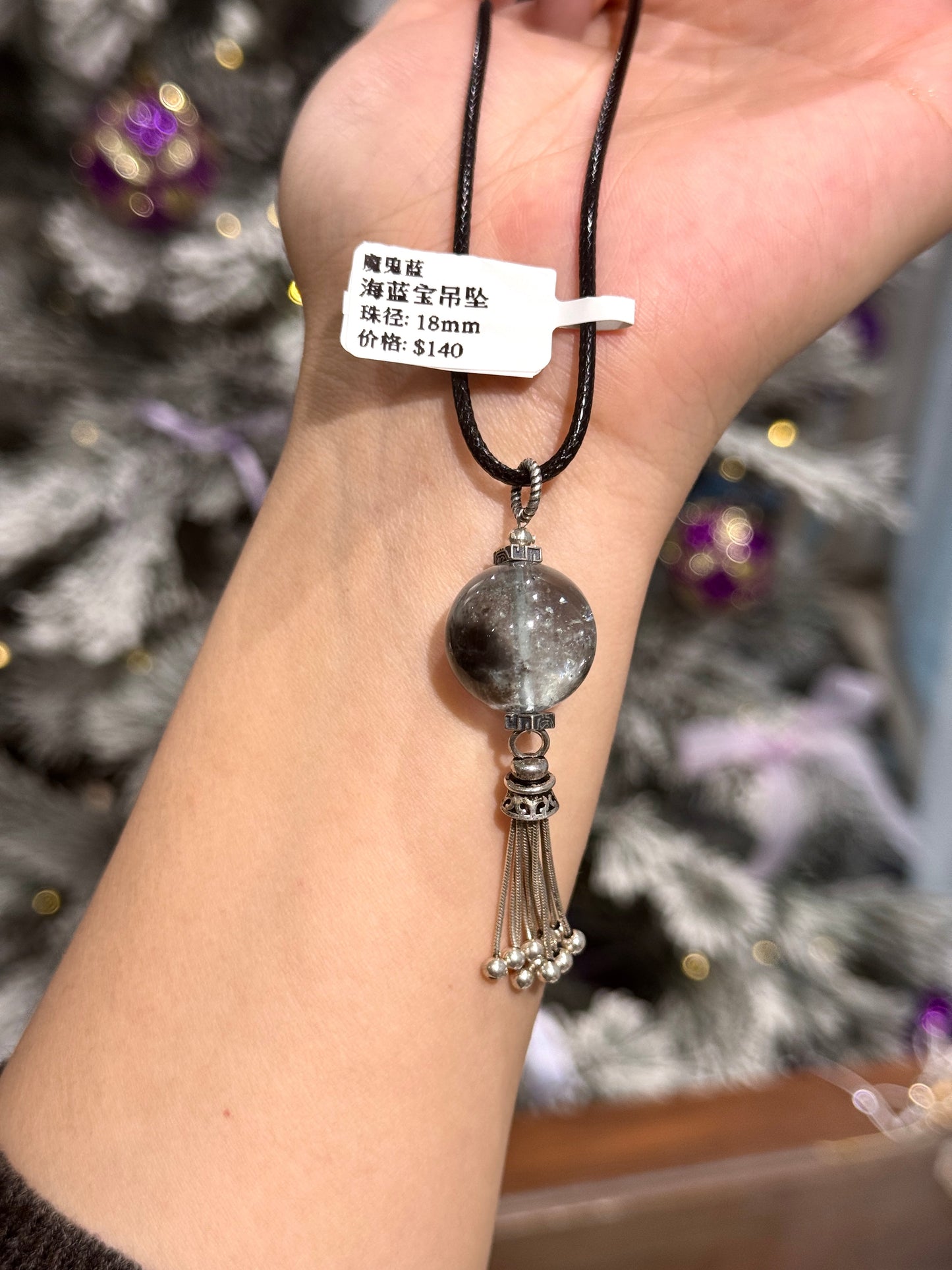 Devil Blue Aquamarine Pendant