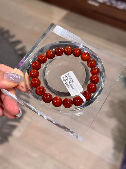 南红玛瑙10.5mm Nanhong Agate