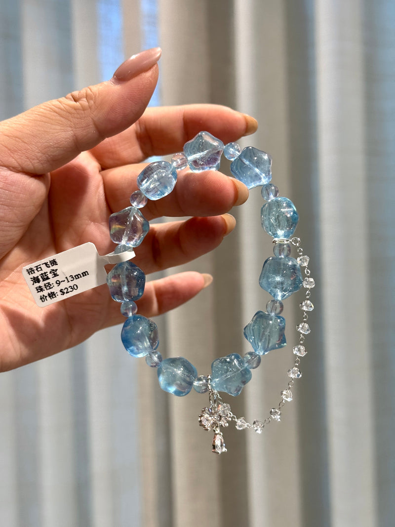 Zircon Flying Chain Aquamarine